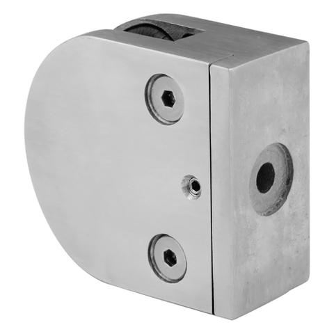 Stainless steel glass clip for handrail