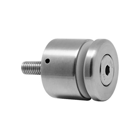 Stainless steel glass clip for handrail