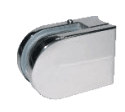 Stainless steel glass clip for handrail