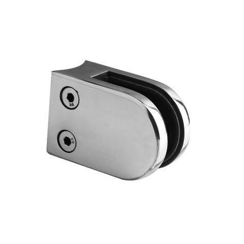 Stainless steel glass clip for handrail