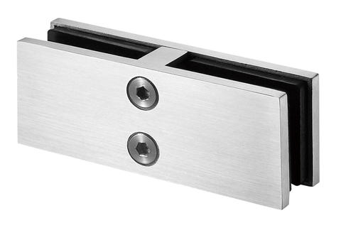 Stainless steel glass clip for handrail