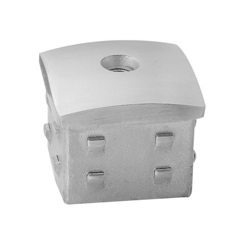 Factory price balustrade stainless steel solid end cap