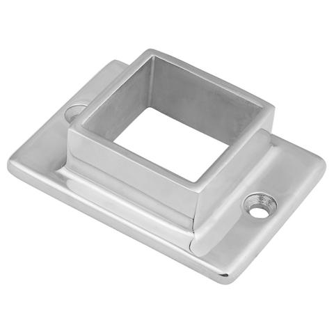 Stainless steel balustrade flange