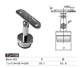 Stainless steel handrail bracket for handrail