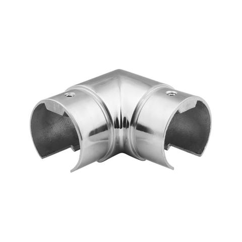 Stainless steel slot tube fittings for handrail