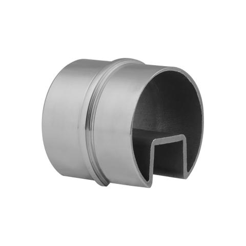 Stainless steel slot tube fittings for handrail
