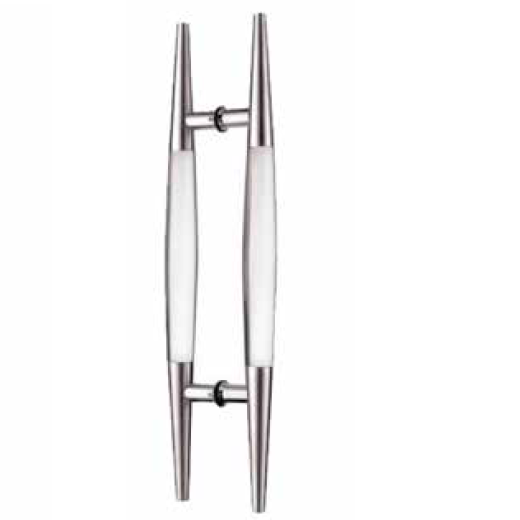 جودة نوع غرفة الاستحمام مزدوجة الجانب الزجاج الباب سحب مقبض