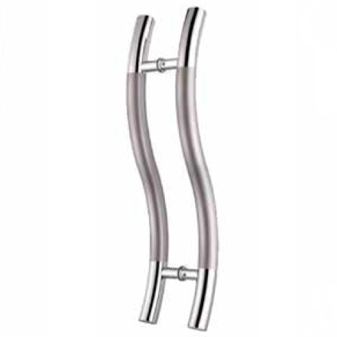 جودة نوع غرفة الاستحمام مزدوجة الجانب الزجاج الباب سحب مقبض